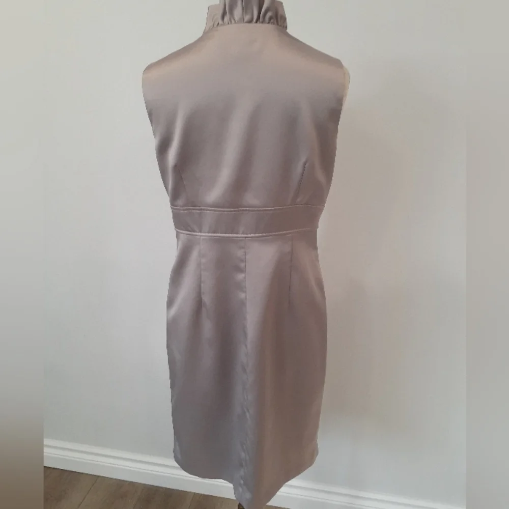 Ronni Nicole | Champagne Dress with ruched neckline - Picture 9 of 9